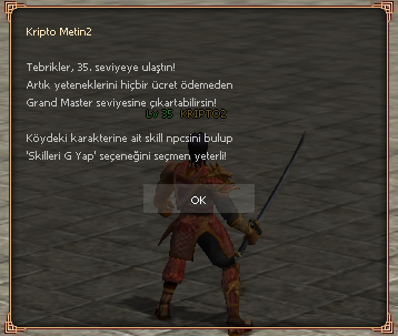 35 Level Grand Master NPC Sistemi